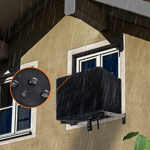 Miniatura 6 de Cubierta de aislamiento para ventana de aire acondicionado, cubierta impermeable al aire libre a prueba de polvo para aire acondicionado