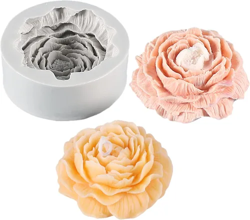 Miniatura 22 de Molde de Silicona para Fondant de Flores Rosas 3D Molde de Chocolate Dulces Pastel Decoración Molde Jabón Molde Vela Molde Resina Arcilla Horneado