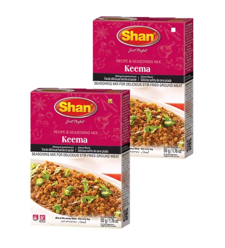Miniatura 234 de Shan Korma Recipe and Seasoning Mix 1.76 oz (50g) - Spice Powder for Traditional Meat in Yogurt Sauce - Suitable for Vegetarians - Airtight Bag in a
