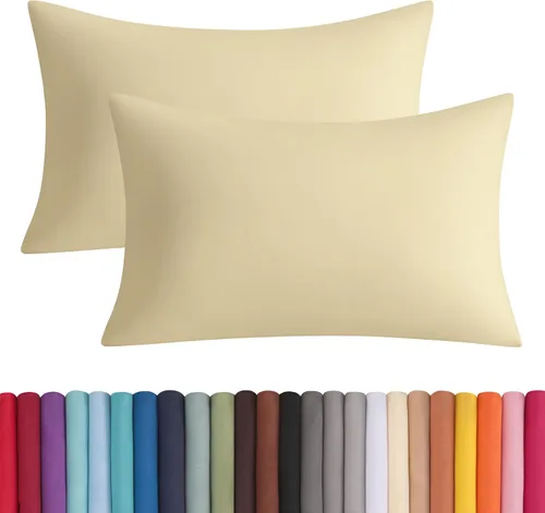 Miniatura 47 de BEDSUM Funda de almohada de microfibra para el cuerpo, suave, resistente a las arrugas y de fácil cuidado con cierre de sobre para adultos y mujeres