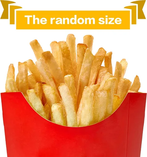 Miniatura 4 de Zhanmai 50 piezas falsas de papas fritas para jugar, simulación de alimentos, alimentos artificiales, papas fritas de PVC, decoración de juguetes