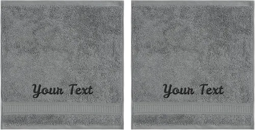 Miniatura 17 de Toallas de baño personalizadas para baño, hotel, spa, piscina, dormitorio universitario, súper suaves, altamente absorbentes, algodón turco Blanco