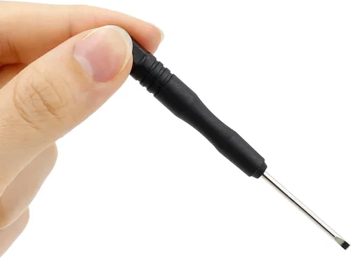 50pcs 3.346 in x 0.079 in 0.079 in Mini tamaño plano ranurado Word Destornillador Teléfono móvil HDD TV Laptop Impresora Herramienta de reparación