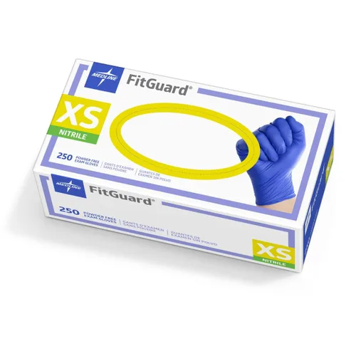 Miniatura 4 de Medline X-Large Guante de protección azul oscuro