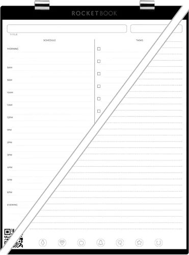 Miniatura 11 de Rocketbook Orbit - Paquete de páginas ejecutivas - Bloc de notas legal reutilizable inteligente - Gráfico.