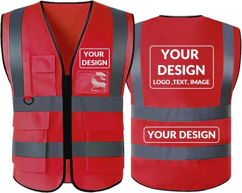 Miniatura 8 de BeautyWill Chaleco de seguridad personalizado con logotipo reflectante de alta visibilidad Clase 2 de alta visibilidad Seguridad Chaleco de trabajo