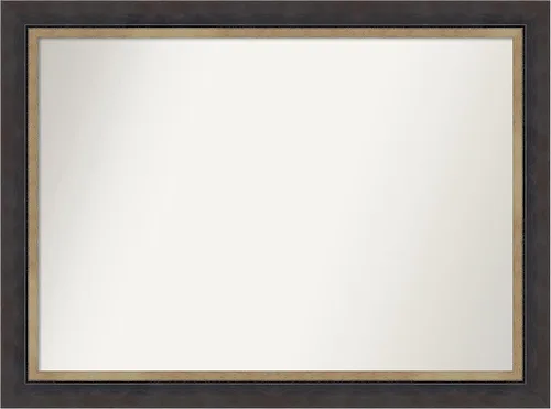 Miniatura 306 de Amanti Art Espejo personalizado, espejo de baño negro Astor, espejo de pared o espejo de tocador de baño sobre el fregadero (25 x 25 pulgadas)