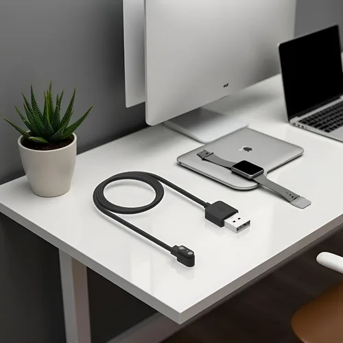 Miniatura 9 de Compatible con cargador de reloj inteligente Da Fit, cable de carga USB de repuesto para reloj inteligente, reloj inteligente, cables de repuesto