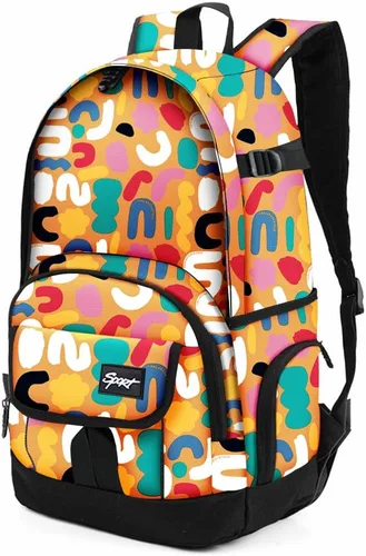 Miniatura 30 de Mochila escolar estilo Rickyh, mochila de viaje para hombres y mujeres, mochila ligera con compartimento para portátil, Tamaño único