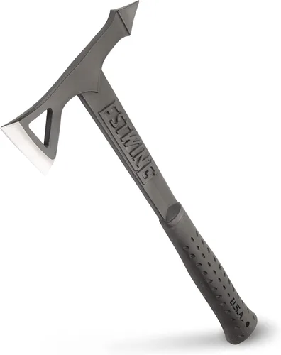 Miniatura 11 de ESTWING Hacha Tomahawk - Hacha ligera de 16.25 pulgadas con construcción de acero forjado y agarre de reducción de golpes - E6-TA Azul