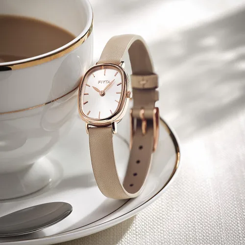 Miniatura 5 de FIYTA Reloj de cuarzo para mujer, 3ATM, reloj ovalado, elegante regalo para mujer, 0.827 in