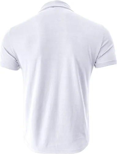 Miniatura 4 de Camiseta de cuello alto falso para hombre, de manga larga, diseño básico, elástica, ligera