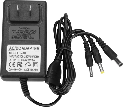 Miniatura 3 de Cargador de 24 V de iones de litio 24V-1A Cargador AC/DC para la mayoría de masajeadores de 24 V, batería de carga CC 0.217 x 0.098 in / 0.083 in