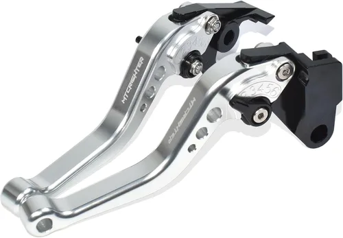 Miniatura 12 de Compatible with Yamaha Fazer FZ-1 FZ-8 FZ-6 FZ-6R FZS600 Short Brake Lever Clutch Lever, CNC Aluminum Alloy Made (Black)