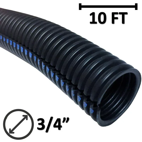 Miniatura 2 de Tubería de alambre, de polipropileno, resistente al fuego. Para vehículos o maquinaria, Negro