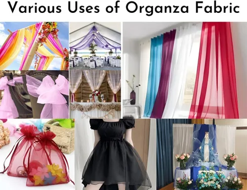Fynite Tela de organza rosa bebé por yarda | 1 yarda de largo | 44" de ancho | Organza sedoso nupcial para vestido de novia DIY, manualidades de