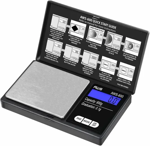 Miniatura 16 de Báscula digital de bolsillo de la serie, 21.16 oz x 0.00 oz, báscula digital de gramos a pequeña escala de alimentos, báscula de joyería, báscula
