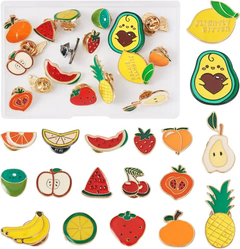 Miniatura 155 de Pandahall - Broches esmaltados de aleación con varios temas, broche de solapa, juego de pines esmaltados