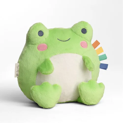 Miniatura 11 de Itzy Ritzy Snuggles Juguete de Peluche – Animal de Peluche Suave para Bebés, Niños y Adultos – Cintas Sensoriales y Telas Texturizadas para Juego