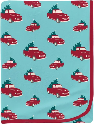 Miniatura 3 de KicKee - Manta para envolver con estampado, suave y sedosa, manta de seguridad, tamaño 40 x 29 pulgadas (gnomos rosa bebé, talla única)