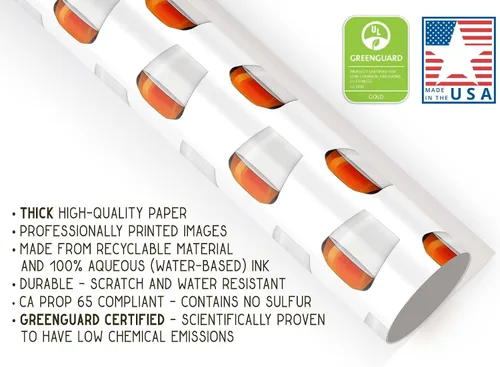 Miniatura 4 de Papel de regalo grueso para amantes del whisky, regalo de Navidad, bourbon para decoración de fiesta de vidrio (una hoja de 20 x 30 pulgadas)