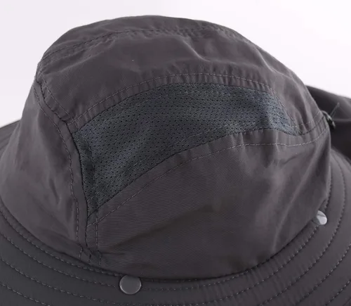 Miniatura 6 de Home Prefer Sombrero de sol para niños UPF 50+ con solapa en el cuello, sombrero de playa de verano, sombrero de safari para niños