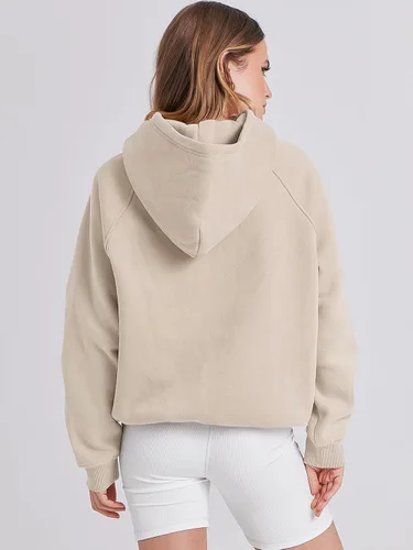 Miniatura 146 de ANRABESS - Sudaderas con capucha para mujer, sobre talla, de vellón de manga larga, modelo de 2024, para otoño