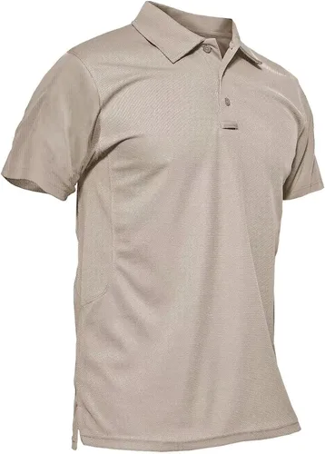 MAGCOMSEN - Camiseta tipo polo para hombre, de secado rápido, de manga larga o corta, deportiva, suéter táctico de tela de piqué, camiseta para golf