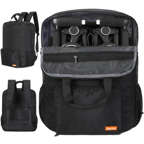 Miniatura 10 de Mactso Bolsa de viaje para cochecito compatible con GB Pockit y GB Pockit Air Plus todo terreno, mochila de viaje ligera para cochecito para avión