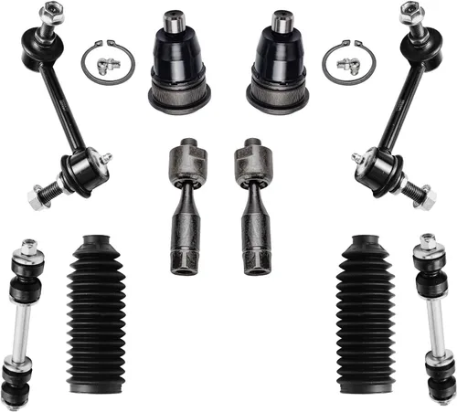 Miniatura 88 de Detroit Axle - Kit de extremo delantero RWD para Chrysler 300 Dodge Charger Challenger 2011-2014, 4 brazos de control inferiores, 2 eslabones