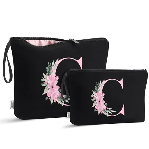 Miniatura 106 de Vavabox A-Z Bolsa de Maquillaje Personalizada, Regalos de Cumpleaños para Mujeres y Mamá, Regalos para la Mejor Amiga, Bolsa de Cosméticos