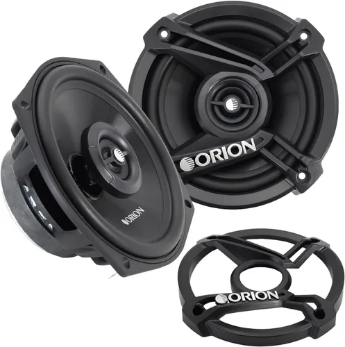 Miniatura 8 de ORION Cobalt Series CB693 - Altavoces coaxiales de 3 vías para automóvil, 320 W, 4 ohmios, rango completo, graves mejorados, cono de polipropileno