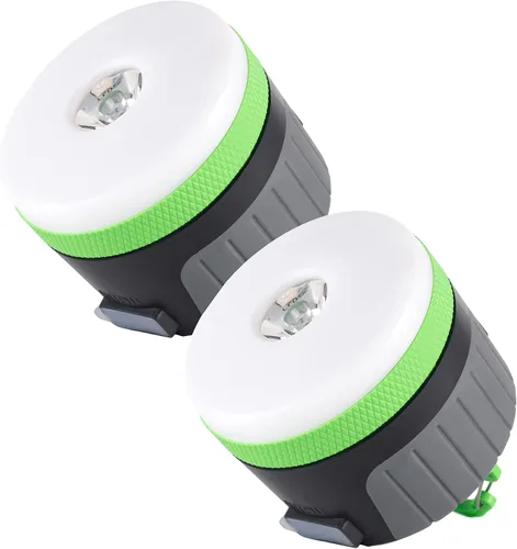 Miniatura 12 de LIT-PaTH - Linterna LED para campamento, luz recargable con base magnética, 4400 mAh, kit de supervivencia para emergencias, huracanes, cortes