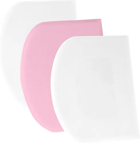 Miniatura 34 de SURDOCA Raspador de Masa Raspador de Banco - 3P 4.7x3.7" Raspador de Tazón de Plástico Flexible, Borde Afilado y Ángulos Raspador de Pastel.