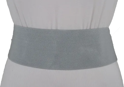 Miniatura 45 de TFJ - Cinturón ancho de moda para mujer, cintura alta, hebilla de gancho de metal dorado, talla XS, S, M, L, XL