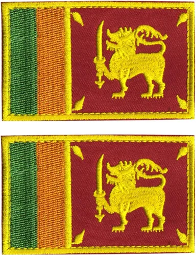 Miniatura 76 de 2 parches de bandera de Japón de AliPlus bordados tácticos militares moral parche apliques gancho y bucle