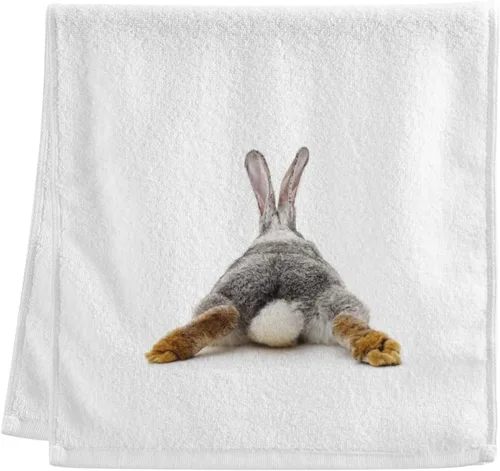 Miniatura 19 de Toallas de mano 100% algodón con patos salvajes blancos para decoración de baño, toallas de lavado suaves y absorbentes para cabello de cuerpo