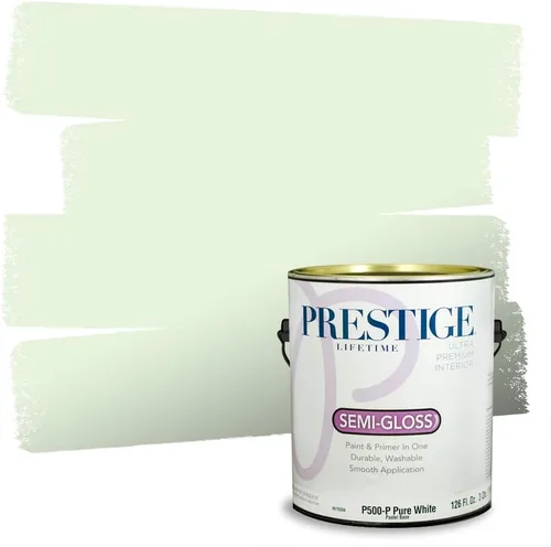 Miniatura 23 de PRESTIGE Pintura exterior e imprimación en uno, aloe, plano, 1 galón