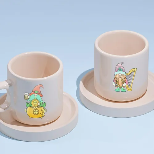 Miniatura 6 de INFUNLY Gnomos - Sellos transparentes y troqueles para hacer tarjetas, palabras, sellos de goma, lindos troqueles de corte de gnomos, bandera