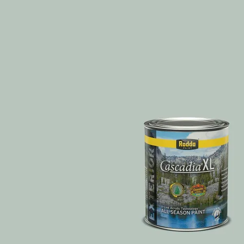 Miniatura 146 de Rodda Paint CASCADIA XL Pintura e imprimación satinada exterior en uno, cuarto de galón, solo ayer
