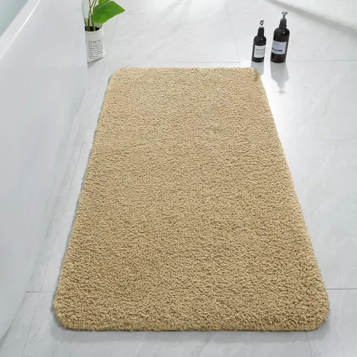 Miniatura 18 de AROGAN Tapete Largo de Baño de Lujo, 24 x 17 Pulgadas, Grueso, Suave y Absorbente, Antideslizante, Respaldo de Goma, Alfombras de Secado Rápido