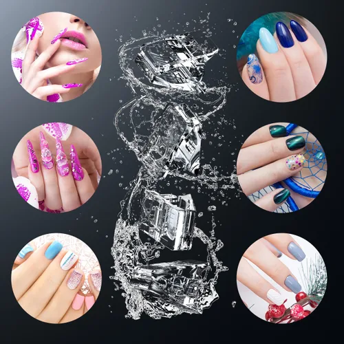 Miniatura 6 de Beloving 10 clips para puntas de uñas, gel de extensión de uñas de construcción rápida para kit de uñas postizas y herramientas de manicura de doble