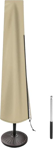 Miniatura 8 de Funda para sombrilla de patio al aire libre con varilla, impermeable, duradera, tela de poliéster 420D, para sombrilla de 7 a 11 pies