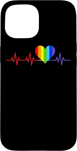 Miniatura 6 de iPhone SE (2020) / 7 / 8 Gay Heartbeat Pride Flag Gift And Queer LGBTQ Rainbow Estuche de regalo
