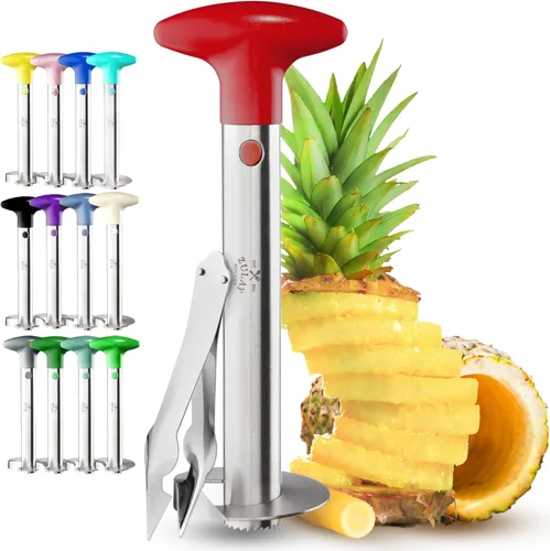 Miniatura 23 de Zulay Kitchen Herramienta Premium para Descorazonar Manzanas - Hojas Ultra Afiladas, de Acero Inoxidable, Serradas para Descorazonas Fáciles - Fácil