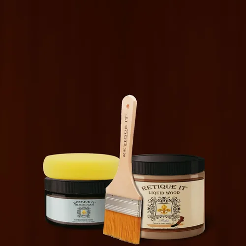 Miniatura 70 de Retique It Kit multiusos con acabado de madera - GO Beyond de madera falsa con imprimación a base de madera líquida pintable y tinte de gel - 60