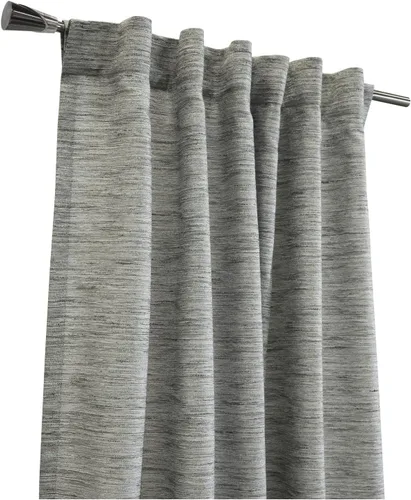 Miniatura 5 de LOFT LIVING Oshawa - Cortina de doble cabezal con filtro de luz, 52 x 108 pulgadas, color gris