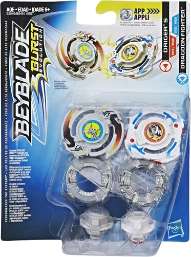 Miniatura 2 de Beyblade Driger S y Dragoon F Spinning Top