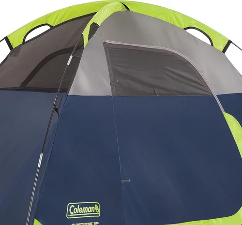 Miniatura 5 de Tienda de campaña Coleman Sundome con toldo contra lluvia, juego de tiendas para 2/3/4/6 personas, se monta en 10 minutos, refugio a prueba de clima