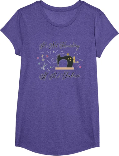 Miniatura 22 de It's Not Hoarding If Its - Camiseta de costura para acolchado, Blanco, S